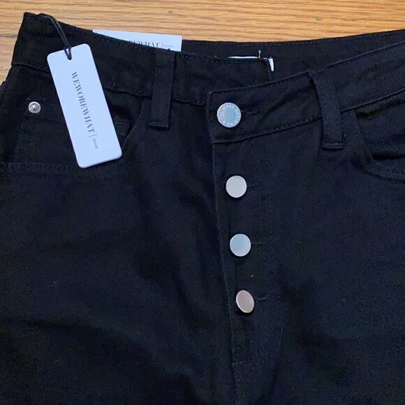 NWT WeWoreWhat Crossover Straight Leg jeans‎ - Picture 5 of 10